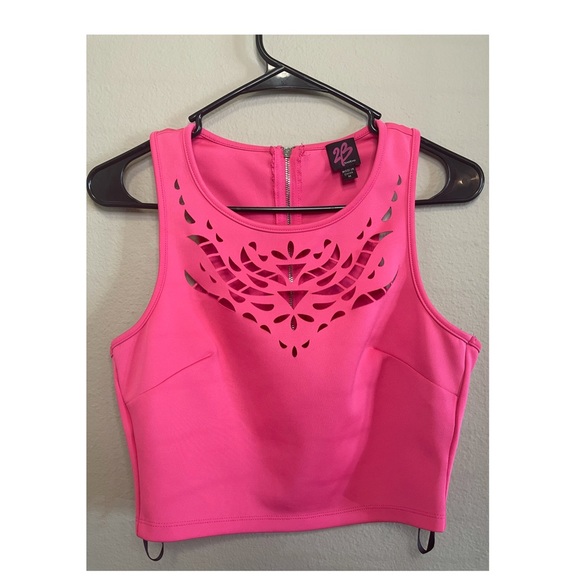 2B Bebe Tops - Pink Crop Top
